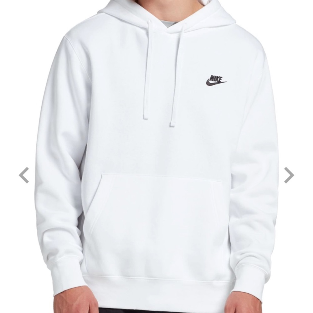Nike Men’s white hoodie sweatshirt